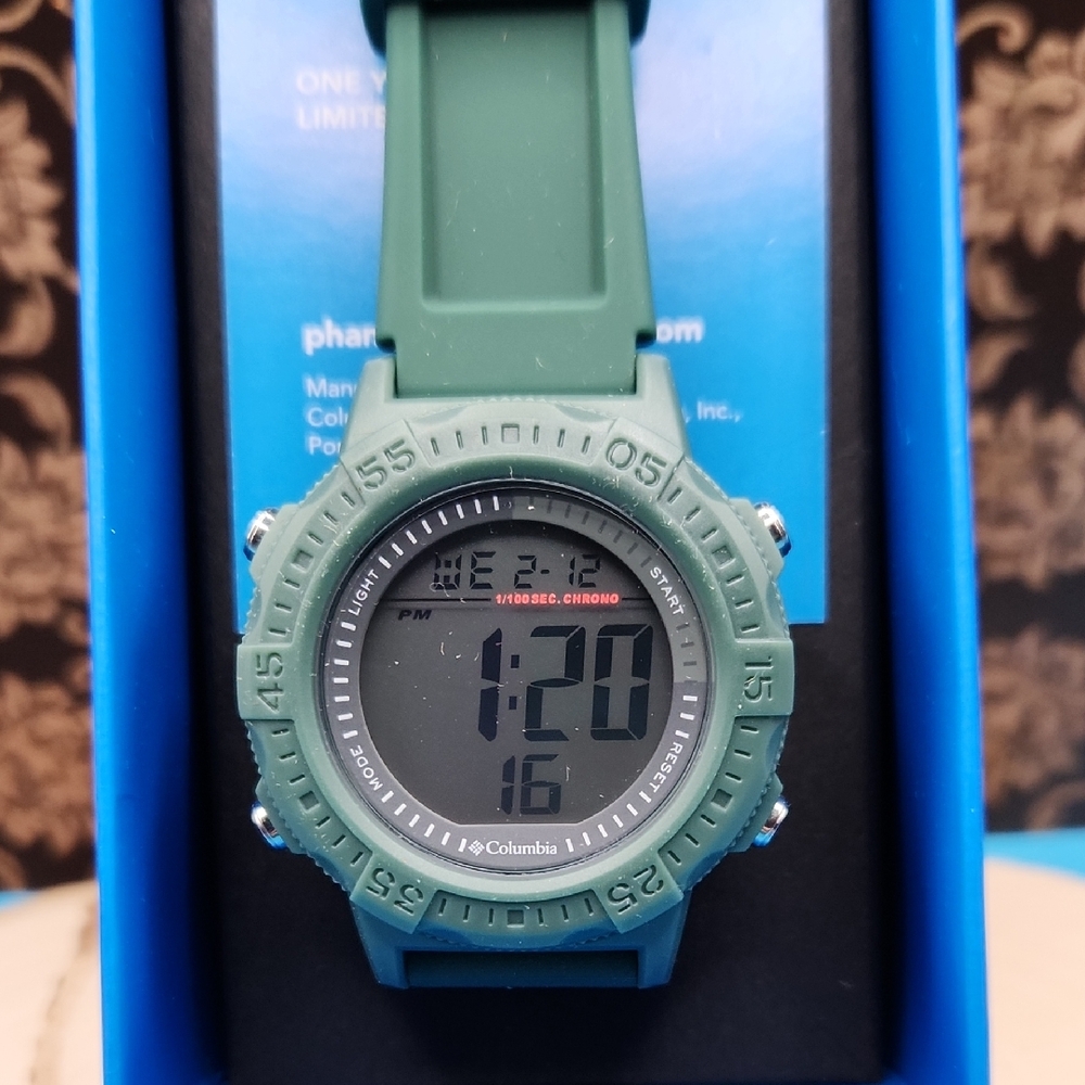 Columbia Teal Digital Sports Watch